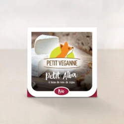 PETIT ALBA – Affiné Végétal “Style Camembert de Chèvre” [DDM: 20/9/23] 160g
