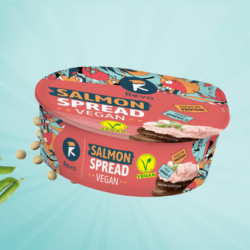 REVO Spread “Saum0n” 140g </br>Tartinade végétale au goût de Saumon </br>DLUO : 3-3-24