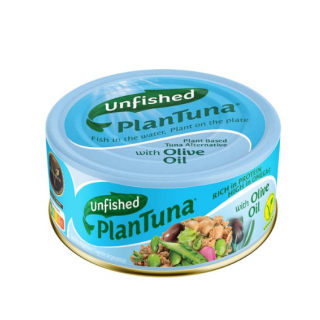 alternative végétale vegan thon tuna huile d'olive olijf olie unfished belgique belgie belgium sans poisson zonder vis visvervanger
