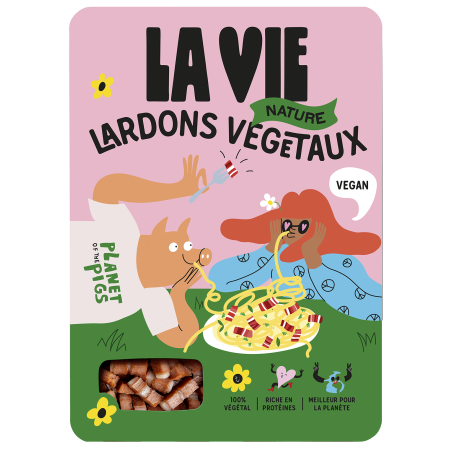 lardons végétaux vegan nature spek la vie food belgique belgie belgium luxembourg nederland