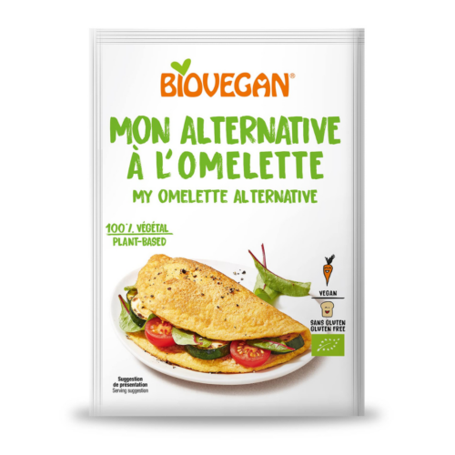 omelette vegan biovegan ei eieren oeufs