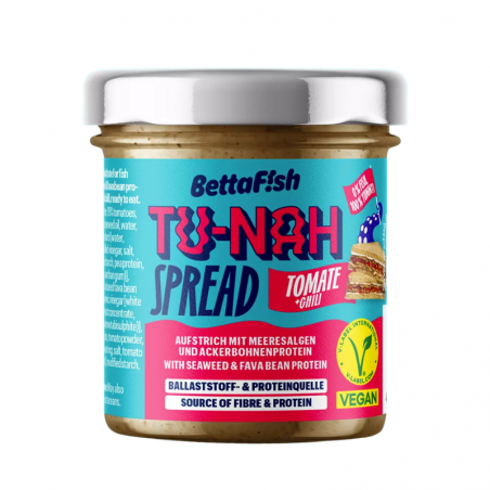 tunah bettafish bettaf!sh tomate tomaat chili piment alternative thon végétal vegan tonijn poisson visvervanger