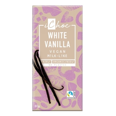 chocolat white vanilla vanille chocolat blanc vegan ichoc belgique belgie belgium