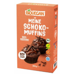 Mix Voor Chocolade Muffins 360g – BIOVEGAN <b>THT: 31-8-24