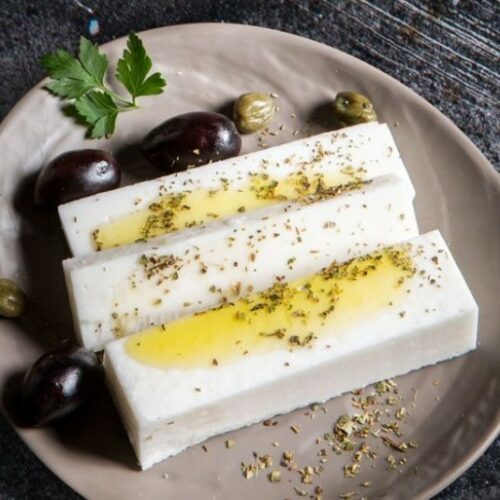 greek style feta vegan alternative greenvie fromage kaas grec