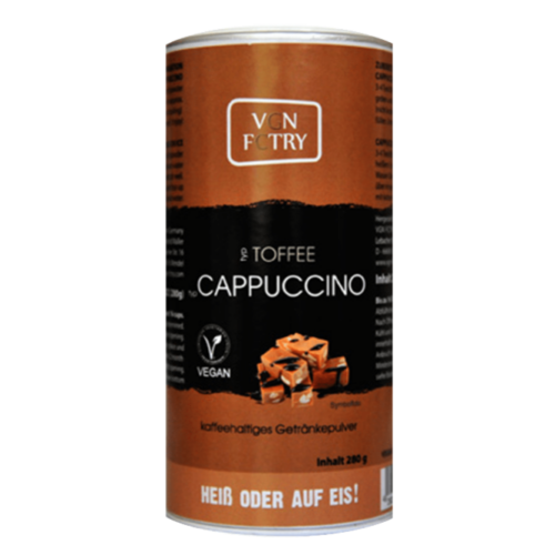 cappucino vegan instantané soluble toffee vgn fctry