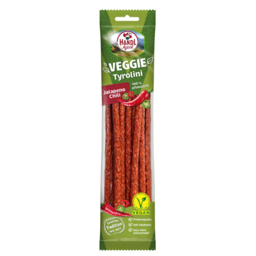 Veggie Tyrolini Jalapeno Chili 70g handl tyrol vegan charcuterie vleesvervanger