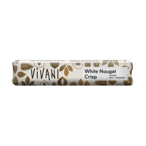 barre nougat blanc vivani vegan witte belgique belgie belgium