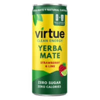 boisson energisante virtue yerba mate fraise citron vegan