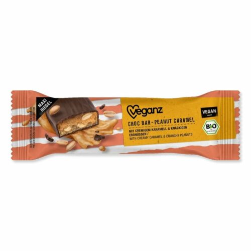 Barre Protéinée Cahuètes-Caramel 50g - Veganz proteinen eiwitten pindas karamel belgie belgium belgique