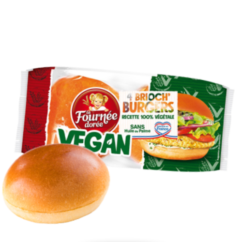 brioch burger bun vegan pain la fournée dorée belgique belgium